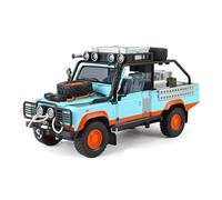 LIUHAN 1/24 per Land Range Rover per Defender 110 Tomb LE Modello di auto in lega Suono Luce Batteria non inclusa(Blue)