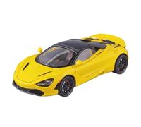 LIUHAN 1:24 Per Mclaren 720s Super Sportcar Sound & Light Miniatures Alloy Diecast Model Car Presenta Batteria non inclusa(Yellow)