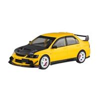 LIUHAN 1:24 Per Mitsubishi Per Lancer Evolution IX EVO9 Modello di auto in lega Suono e luce Tirare Batteria non inclusa(Yellow)