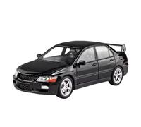 LIUHAN 1:24 Per Mitsubishi Per Lancer Evolution IX EVO9 Modello di auto in lega Suono e luce Tirare Batteria non inclusa(Black)