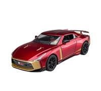 LIUHAN 1:24 per Nissan GTR50 per modello di auto in metallo pressofuso in lega Ares(Red)