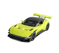 LIUHAN 1:32 per As&ton per Ma&rt&in per Vu&lc&an Supercar modello pressofuso in lega per interni auto (batterie non incluse)(Green)