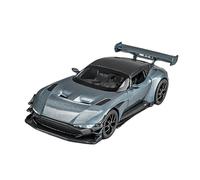 LIUHAN 1:32 per As&ton per Ma&rt&in per Vu&lc&an Supercar modello pressofuso in lega per interni auto (batterie non incluse)(Grey)