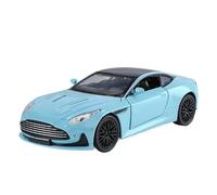 LIUHAN 1:32 per Aston for Martin DB12 GT Supercar pressofuso in lega di metallo modello auto suono e luce hobby da collezione ornamenti (batterie non incluse)(Blue)