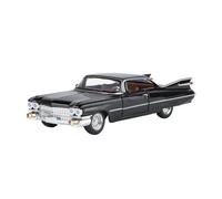 LIUHAN 1:32 per Cadillac per Eldorado per Biarritz classico modello in lega di auto retrò in metallo pressofuso non include batterie(Black)