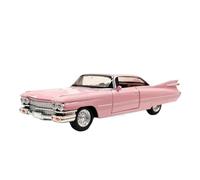LIUHAN 1:32 per Cadillac per Eldorado per Biarritz classico modello in lega di auto retrò in metallo pressofuso non include batterie(Pink)