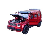 LIUHAN 1:32 per G700 Off Road SUV modello pressofuso in lega di auto presente (batterie non incluse)(Red)