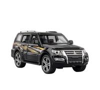 LIUHAN 1:32 per Mitsubishi per Pajero Suv Modello in lega di auto in metallo pressofuso veicolo (batterie non incluse)(Black)