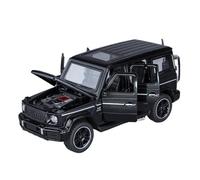 LIUHAN 1:32 per SUV G63 il modello di auto pressofusa in lega con suono e luce pull-back, batterie non incluse(Black)
