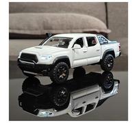 LIUHAN 1:32 per Toyota per Tacoma TRD fuoristrada pick-up in lega pressofusa versione da viaggio suono e luce modello non includere batterie(White)