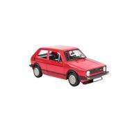 LIUHAN Auto d'epoca in scala 1:24 per Golf 1979 MKI. Modello di auto in lega pressofusa ad alta precisione. Batteria non inclusa(Red)