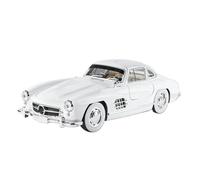 LIUHAN Modellino di auto giocattolo in lega pressofusa 1:18 per modelli per 300SL con luci e suoni, d'epoca, batteria non inclusa(35 Version White)