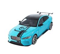 LIUHAN Modello di auto sportiva in lega SUV grandi dimensioni 1/18 per Jaguar per XE SV Project 8, veicoli in metallo pressofuso, batteria non inclusa(Blue)