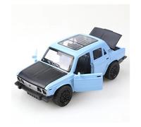 LIUHAN Replica di un'auto pressofusa in scala 1:36 una vera auto pullback per Lada, (batterie non incluse)(Blue)