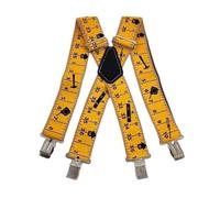 LIUHLFSR 1 pezzo 5 * 120 cm Bretelle elastiche regolabili for uomo e adulto, tipo X, con 4 clip, for cintura, jockstrap maschile(SP635-Yellow)