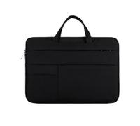LIUHLFSR Custodia universale for borsa for laptop resistente all'acqua 11 12 13 14 15,6 pollici for notebook for for computer Valigetta da viaggio Per Ufficio e Viaggi di Lavoro(Black,14Inches 350mm)