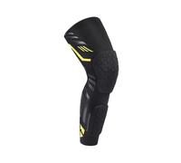 LIUHLFSR Ginocchiere da 1 Pezzo, Ginocchiere e Polpacci Antiurto, Protezione for Maniche Gambe a Compressione Coscia for Giovani Adulti, Sport, Basket, Corsa per Sport(Black Yellow,L)