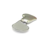 LIUHLFSR Specchio for trucco portatile a forma di cuore, mini specchio bifacciale non fragile Per i Viaggi Quotidiani(Color2)