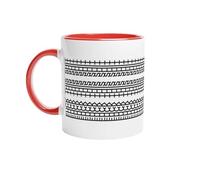 LIUHLFSR Tazza da caffè con messaggio nascosto - Divertente questa merda for il migliore amico del lavoro, colleghi, amici, famiglia Per Cucine, Bar, Ristoranti(Red)