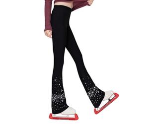 LIUHUO Ragazza Pantaloni da Pattinaggio Nero Esercizi di Allenamento per Colpire Le Mutande all'Interno