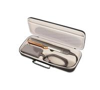 LIUIIVIRI Custodia rigida da viaggio compatibile con piastra per capelli Dyson Airstraight HT01 e alimentatore, custodia impermeabile e antiurto per il trasporto (nero)