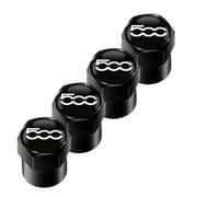 LIUIN 4 Pezzi Auto Cappucci Valvole per Abarth 500,Tappo Valvola Pneumatico,Valvole Pneumatici Tappi Parapolvere,Tappini gomme Auto,per SUV