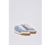 Liujo Donna Sneakers in denim con pietre gioiello