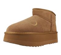 LiuJo Jane 01 - Stivali invernali da donna, in pelle grezza, taglia 41, colore: marrone, cognac, 41 EU