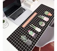 LIUJUAN Pelle Pu Tappetino per Mouse Grande Tappetino per Mouse Mouse da Ragazza Impermeabile Semplice E Carino-B_300X800Mm_4 Millimetri