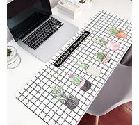 LIUJUAN Pelle Pu Tappetino per Mouse Grande Tappetino per Mouse Mouse da Ragazza Impermeabile Semplice E Carino-C_300X800Mm_4 Millimetri