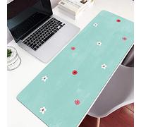 LIUJUAN Pelle Pu Tappetino per Mouse Grande Tappetino per Mouse Mouse da Ragazza Impermeabile Semplice E Carino-M_300X800Mm_4 Millimetri