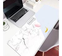 LIUJUAN Pelle Pu Tappetino per Mouse Grande Tappetino per Mouse Mouse da Ragazza Impermeabile Semplice E Carino-T_300X800Mm_4 Millimetri