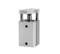 LIUKNG Cilindro pneumatico compatto con stelo guidato CQMB12 | Con magnete(10mm stroke)