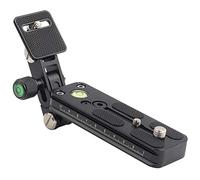 Liukouu Staffa di Supporto teleobiettivo, Piastra a sgancio rapido Supporto per Supporto Fotocamera con Messa a Fuoco Lunga per Fotografia con Fotocamera DSLR con Testa a Sfera e treppiede(F120-38)