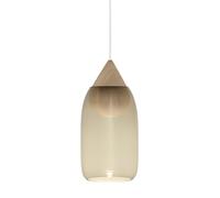 Liuku Lampadario A Goccia in Legno di Tiglio/affumicato