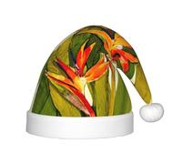 Liulannq Cappello natalizio per bambini con uccello tropicale del paradiso, in peluche, adatto per tutti i tipi di abbigliamento, accessori ad alte prestazioni. Include un cappello.