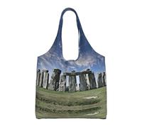 Liulannq Sky And Stone - Borsa in tela monospalla per pendolari, borsa protettiva ecologica può essere riutilizzata, super resistente e lavabile.
