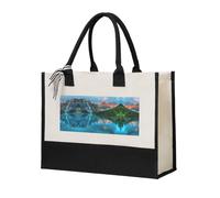 Liulannq Temperamento elegante delle donne del parco, borsa di cucitura della tela