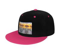 Liulannq Wild Goose by The Bridge, cappello hip-hop multicolore, adatto per adulti e bambini, uomini e donne, cappelli divertenti per l'atmosfera., rosa, Taglia unica