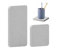 LIULINY 2 Pezzi Sottobicchieri in Diatomite Assorbenti D'acqua, 30x8cm, 8x8cm Sottobicchieri in Terra di Diatomee Assorbenti, Vassoio Pietra Assorbente, per Bevande, Caffè, Bicchieri Tazze da Tè