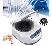 LIULIQ Centrifuga da Banco per PRP da Laboratorio, Centrifuga Elettrica da Tavolo con Rotore da 6 X 15 Ml, Intervallo di velocità 500-5000 Giri/min E Intervallo di Temporizzazione 10s~99min59s