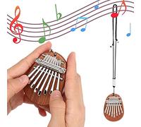 LiuliuBull Thumb Piano Piano Portatile Pianoforte Kalimba Regalo Strumento Musicale for Principianti Kalimba Thumb Piano Piano Bearsi Acrilico Mini Kalimba con Cordino (Color : 8 Key Thumb Piano)
