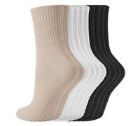 Liuliushun 5 PaiaCalzini Antiscivolo, Calzini Yoga Pilates Antiscivolo Donna, 35-41 Calzini da Yoga Pilates Grip per Donna Uomo Ballet Dance Ballo a Piedi Nudi Danza Classica Fitness
