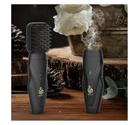 LIULIWEIFA Bruciatore di incenso Arabo elettronico Portatile con Deodorante per Capelli Ramadan diffusore di aromi Musulmani per Supporto Bruciare Ricaricabile USB,Mb2 Black