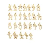 Liumarvexia Collana con ciondolo a forma di lettera maiuscola con zirconi dalla A alla Z, per donne e uomini, gioielli alla moda, collana con ciondolo a 26 lettere, gioielli hip hop, 50CM