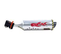 Liummrcy Bike Noise Maker Sistema Audio di Scarico Bici Bike Turbo Turbine Moto di Scarico Tubo di Scarico con Accessori per Biciclette ad Effetto sonoro, sistemi di Scarico di Scarico
