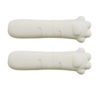 Liummrcy Coperchio per impugnatura da 2 pezzi, coprille a forma di forma ad artiglio di gatto in silicone, protezione per manico carino anti-collisione per camera da letto per la casa