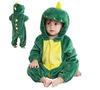 Liummrcy Costume per animali per bambini per 12-18 mesi per bambini Cartoon con cappuccio costumi per flanella inverno con cerniera calda carina un costume infantile unisex per il cosplay del sonno M
