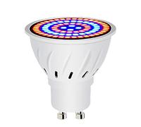 Liummrcy Crea lampadina, 60 LED GU10 Crescita delle piante Pianta a spettro completo Lampada orticoltura 220V per interni per piante da interno giardino, lampade in coltivazione