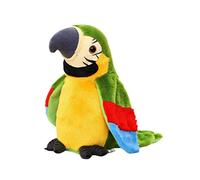 Liummrcy Partellino parlante di Peluche per Pappagallo Giocattolo per pappagalli interattivi per Bambini (Nessuna Batteria) Verde, Giocattoli.